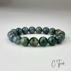 2107038 | Flash Sale CTjade | Vòng Tay Phong Thủy  Bình An | Lục Thạch Tủy | Saigonistar