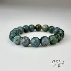 2107040 | Flash Sale CTjade | Vòng Tay Phong Thủy  Bình An | Lục Thạch Tủy | Saigonistar