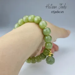 C2107071 Trang Sức Phong Thủy Vòng Ngọc Tân Cương Hòa Điền CTjade