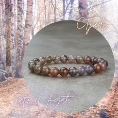 Mẫu 20080903 | Vòng Tay Đá Mã Não Agate | CTjade