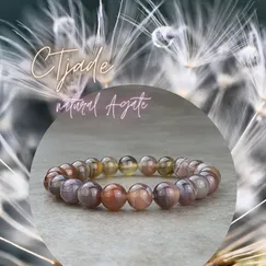 Mẫu 20080906 | Vòng Tay Đá Mã Não Agate | CTjade