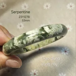 2311278 Vòng tay đá Serpentine thiên nhiên cao cấp Saigonday.