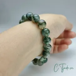 Mẫu 2107310 | Trang Sức Phong Thủy Thịnh Vượng | Vòng Tay Băng Ngọc Thủy Tảo CTjade