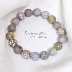Mẫu 2303126 Trang sức đá phong thủy hộ mệnh may mắn, Vòng tay đá thiên nhiên Saigonistar - CTjade