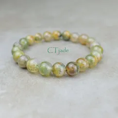 L1912311 Trang Sức Thương Hiệu Việt | Vòng Tay Đá Moss Agate | CTjade