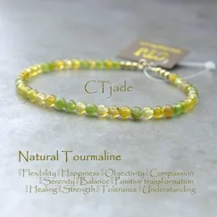 Trang Sức Phong Thủy | Vòng Tay Đá Tourmaline CTjade | 1907285
