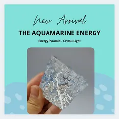 Mẫu số P2109201 Kim tự tháp đá thiên nhiên Aquamarine | Crystal Light