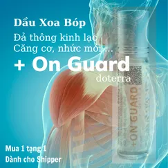 Tinh dầu xoa bóp trị liệu đau cổ vai gáy, bổ sung tinh On Guard Doterra