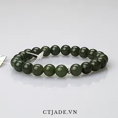 Vòng Bình An 1908074 Đá Cẩm Thạch Thiên Nhiên | CTjade