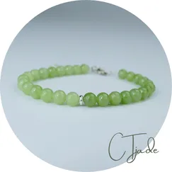 2105148 Trang Sức Phong Thủy Vòng Đá Cẩm Thạch Thiên Nhiên | CTjade