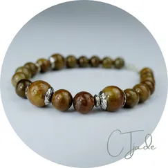 2105100 Trang Sức Phong Thủy Vòng Đá Cẩm Thạch Thiên Nhiên | CTjade