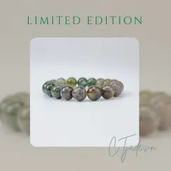 Mẫu 2110012 Trang sức phong thủy hộ mệnh CTjade vòng tay Băng ngọc thủy tảo thiên nhiên