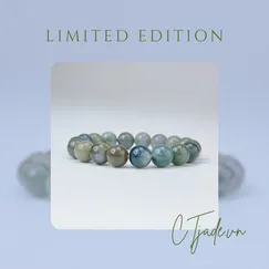 Mẫu 2110017 Trang sức phong thủy hộ mệnh CTjade vòng tay Băng ngọc thủy tảo thiên nhiên