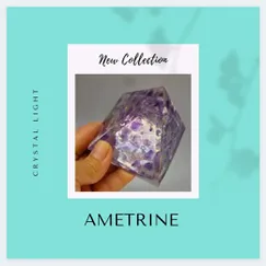 Mẫu P2109250 Kim tự tháp phong thủy năng lượng mỹ thuật Crystal Light đá Ametrine Thiên Nhiên