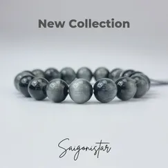 436873 | Trang sức phong thủy hộ mệnh vòng tay đá Hawk's Eye Saigonistar