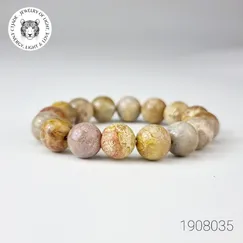 Mẫu T22011101 | Trang sức đá phong thủy hộ mệnh bình an, vòng tay đá San hô hóa thạch CTjade