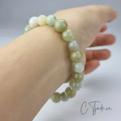 2107285 | Trang Sức Phong Thủy Hộ Mệnh | Vòng Đá Cẩm Thạch Thiên Nhiên A