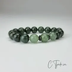 2107280 | Trang Sức Phong Thủy Hộ Mệnh Bình An | Vòng Cẩm Thạch Thiên Nhiên 100% đá A | CTjade