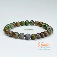 Mẫu SG2006103 | Vòng Tay Đá Indian Agate 8ly | Trang sức cao cấp thương hiệu Việt CTjade