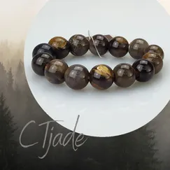 Vòng Tay Gỗ Hóa Thạch CTjade | Mẫu 20112305