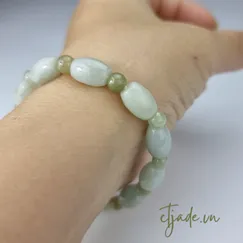 Mẫu 1908075 | Trang Sức phong thủy hộ mệnh bình an, vòng tay đá Cẩm Thạch thiên nhiên, trang sức thương hiệu Việt Saigonistar