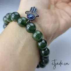 Mẫu 20092204 | Trang Sức Phong Thủy, trang sức thương hiệu Việt vòng tay đá cẩm thạch thiên nhiên CTjade , ngọc Miến Điện