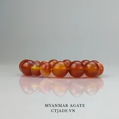 Mẫu S20120615 | Vòng Mã Não thiên nhiên, trang sức đá phong thủy hộ mệnh CTjade