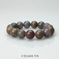 Mẫu 20122108 | Vòng Tay Phong Thủy  Đá Indian Agate Saigonistar