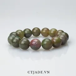 Mẫu 20122111 | Vòng Tay Phong Thủy  Đá Indian Agate Saigonistar