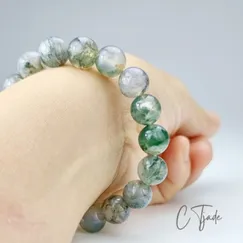 Mẫu 2107248 | Trang Sức Phong Thủy Thịnh Vượng | Vòng Tay Băng Ngọc Thủy Tảo CTjade