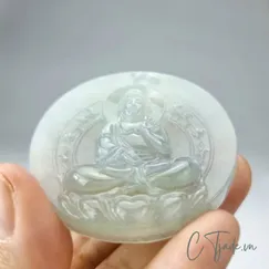Mẫu P2108041 | Tượng Phật Thích Ca - Ngọc Cẩm Thạch CTjade