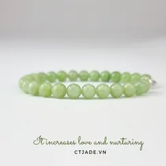 713183 Trang sức đá phong thủy thịnh vượng vòng tay cẩm thạch thiên nhiên