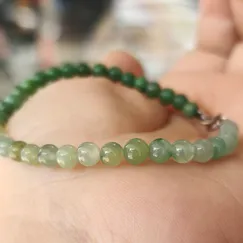 Mẫu 2502281 Vòng tay hộ mệnh đá Cẩm thạch thiên nhiên CTjade