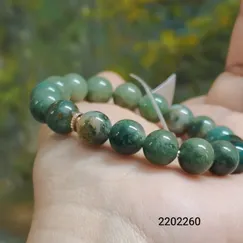 Mẫu 2202260 - trang sức cao cấp thương hiệu Việt, vòng tay đá Green Jasper CTjade.vn