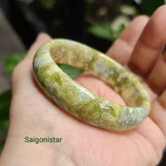 2510022 Vòng ngọc serpentine cao cấp