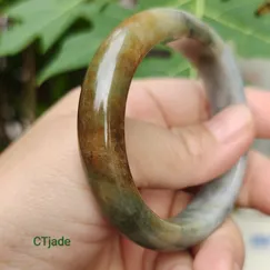 BSZ 01993 Vòng ngọc cẩm thạch A sắc đá độc đáo rất đẹp, CTjade