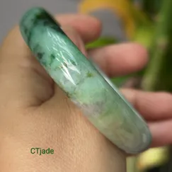 BSZ02004 Vòng ngọc cẩm thạch A sắc độc đáo rất đẹp, CTjade