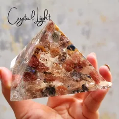 Kim Tự Tháp Đá Phong Thủy Thạch Anh Tóc | P21040912| CrystalLight