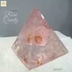 Mẫu H0341 Kim Tự Tháp Đá Thạch Anh Hồng | Master Lady Nada | Crystal Light