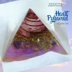 2003310  Orgonite kim tự tháp sinh năng Crystal Light
