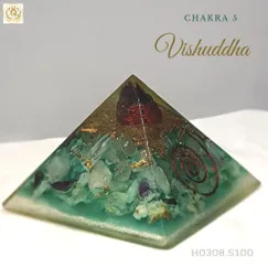 Kim Tự Tháp Orgonite Đá Thạch Anh | H0308 | Crystal Light