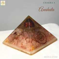 Kim Tự Tháp Orgonite Hoàng Kim H0331 | Crystal Light
