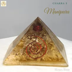 Kim Tự Tháp Orgonite Hoang Kim | H0301 | Crystal Light