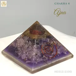 Kim Tự Tháp Orgonite Đá Thạch Anh | H0312 | Crystal Light