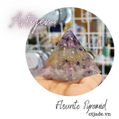 Kim Tự Tháp Mỹ Thuật  Đá Flourite 60mm | P2103022 | Artgem