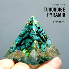 Mẫu số  2004039 Kim Tự Tháp Turquoise Crystal Light