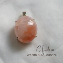 2309025 Dây chuyền mặt đá phong thủy hộ mệnh đá thiên nhiên CTjade