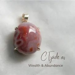2309022 Dây chuyền mặt đá phong thủy hộ mệnh đá thiên nhiên CTjade