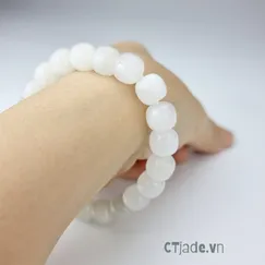 C2107110 Trang Sức Phong Thủy CTjade | Vòng Bạch Ngọc - Ngọc Bích Tân Cương Hòa Điền