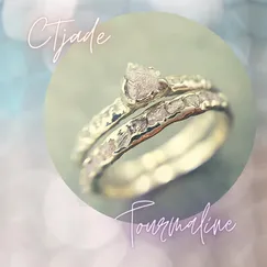 Nhẫn Vàng Trắng Đá Tourmaline  20080918 | Trang sức cao cấp đá thiên nhiên CTjade